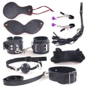 8 PIECE SM BONDAGE SET KIT