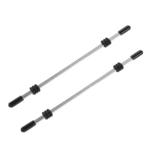 ADJUSTABLE DOUBLE BAR CLITORIS NIPPLE CLAMPS (BLACK)