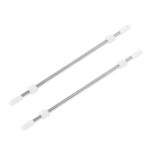 ADJUSTABLE DOUBLE BAR CLITORIS NIPPLE CLAMPS (SILVER)