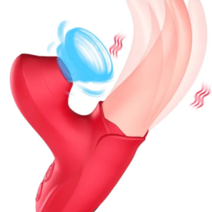 10SPEED SILICONE VIBRATING TOUNGE WITH SUCKING FUNCTION