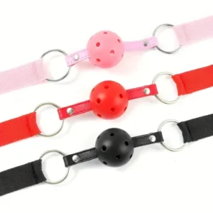 GAG BALL RESTRAINT (BLACK)