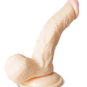 6.7 FLESH COLOR REALISTIC DILDO WITH BALLS