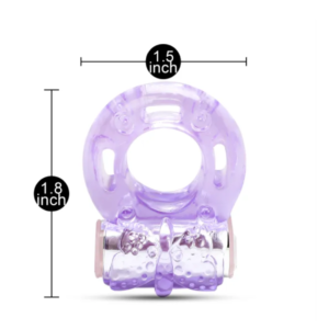 PURPLE COLOR BASIC VIBRATING COCK RING