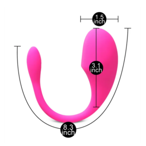PINK VIBRATING EGG WITH 9 SPEEDS APP CONTROLLED