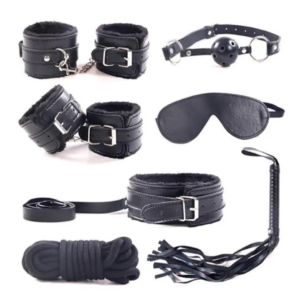 BEGINNERS BONDAGE FANTACY KIT (BLACK)