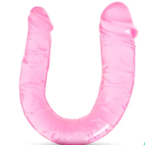 PINK COLOR REALISTIC DOUBLE ENDED DILDO
