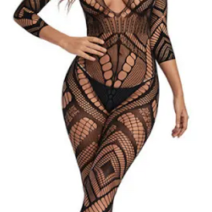 LONG SLEEVE OPEN JUMPSUIT