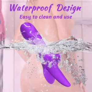 10 MODE TONGUE VIBRATOR CLITORAL STIMULATER (purple)