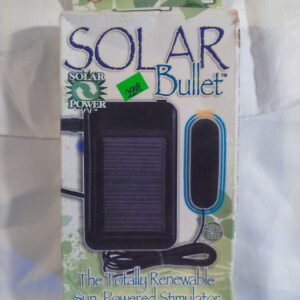 SOLAR BULLET VIBRATER (NO BATTERIES NEEDED)