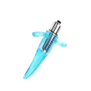 ORAL LICKING FINGER VIBE (BLUE)