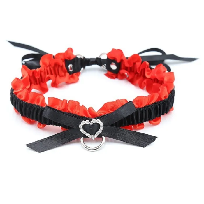 LUX LACE BONDAGE SET (RED LACE) - Image 3