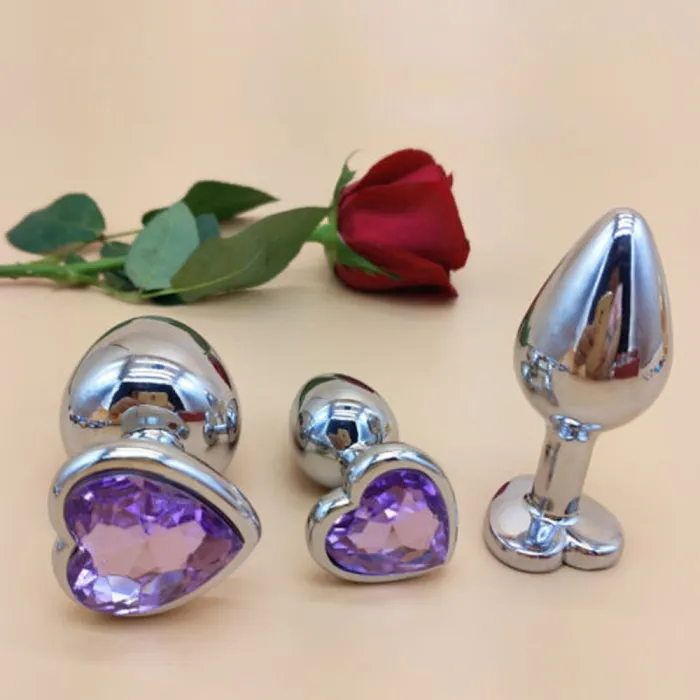 ANAL TOYS METAL BUTT PLUG SET