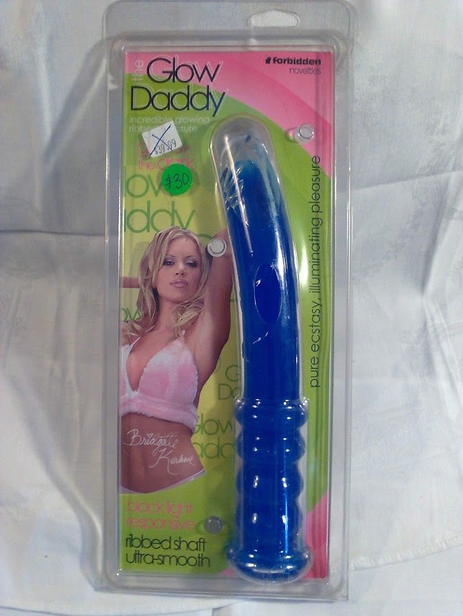 THE GLOW DADDY GLOW IN DARK GLASS
