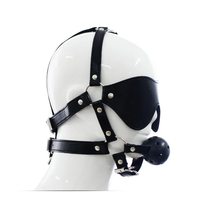 PLAYFUL RESTRAINT SETWIITH GAG BALL (BLACK) - Image 3