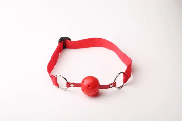 GAG BALL RESTRAINT (RED)