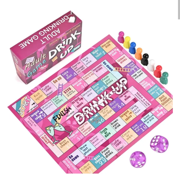 ADULT DRINK BOARD GAME