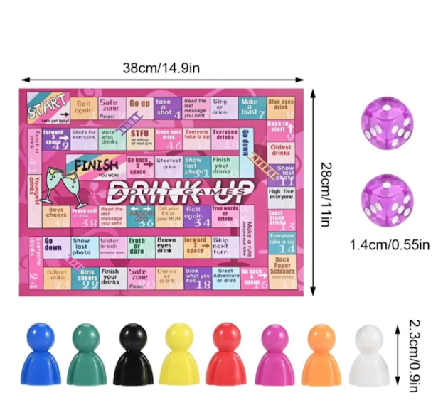 ADULT DRINK BOARD GAME - Image 2