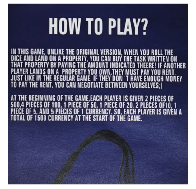 ADULT OPOLY COUPLES BOARD GAME - Image 5