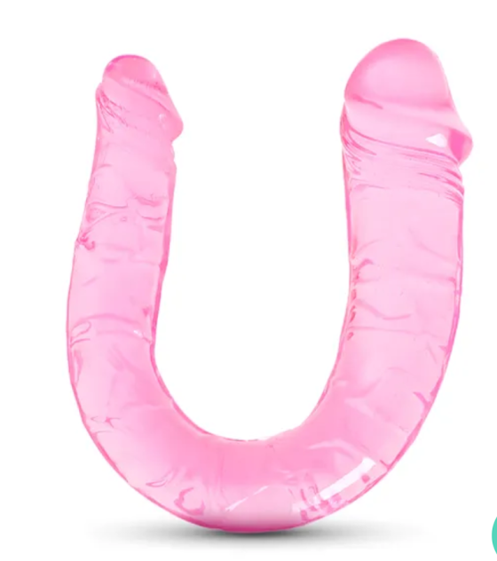 PINK COLOR REALISTIC DOUBLE ENDED DILDO