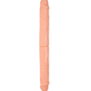 20" FLESH COLORED DOUBLE ENDED DILDO