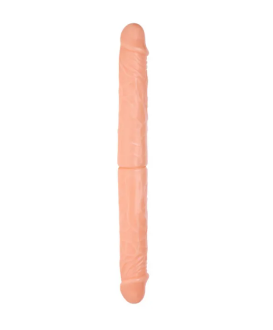 20" FLESH COLORED DOUBLE ENDED DILDO