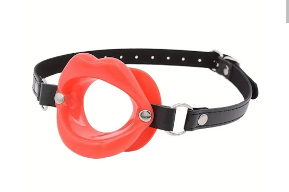 RED OPEN MOUTH GAG BALL - Image 2