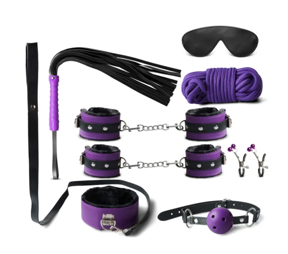 HIGH QUALITY 8 PIECE BONDAGE KIT