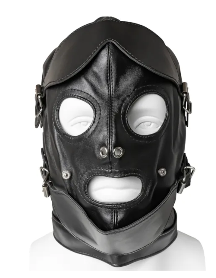 LUXURY MASK, HOOD & GAG BALL - Image 2