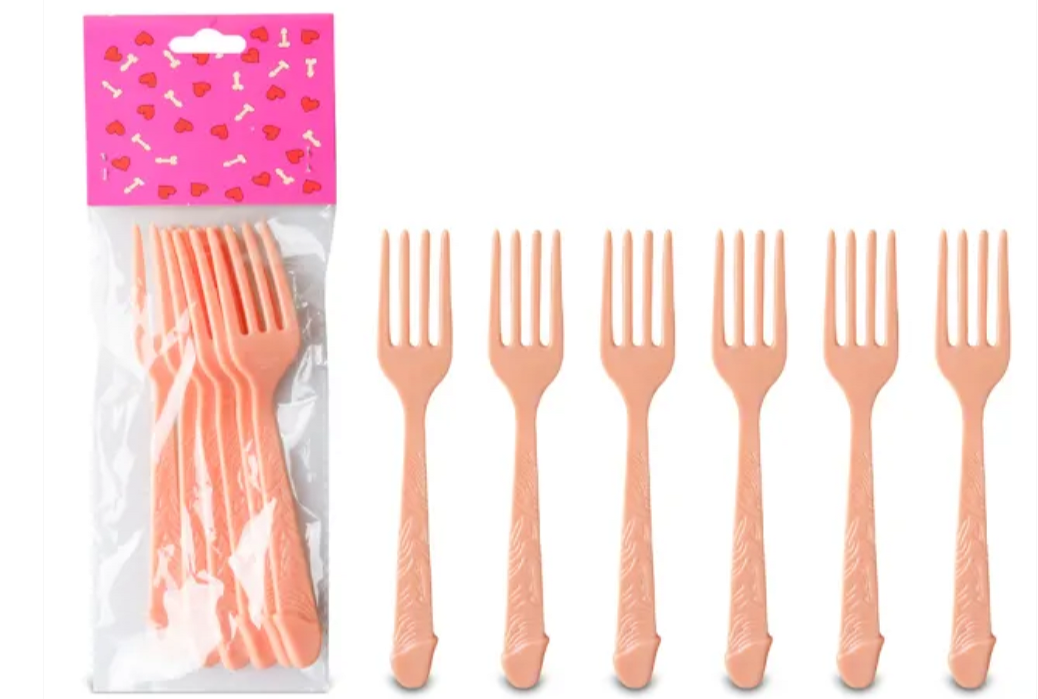 PLAYFUL PENIS PARTY FORKS