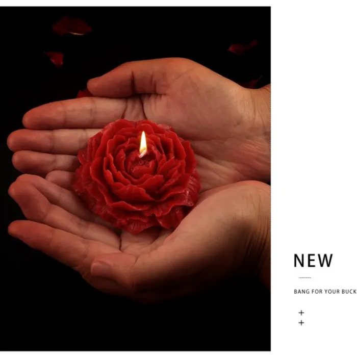 RED ROSE SCENTED CANDEL - Image 2
